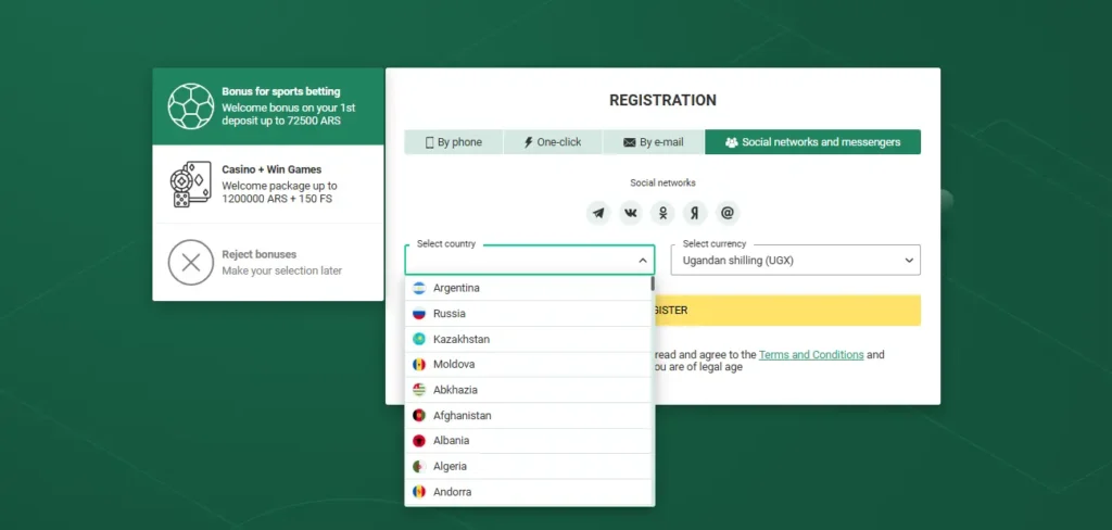 bet winner registration